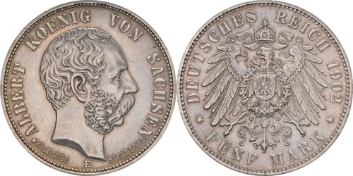 Sachsen mark 1902 - mark, 128