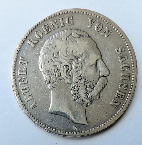 Mark sachsen 1875 - 5, albert