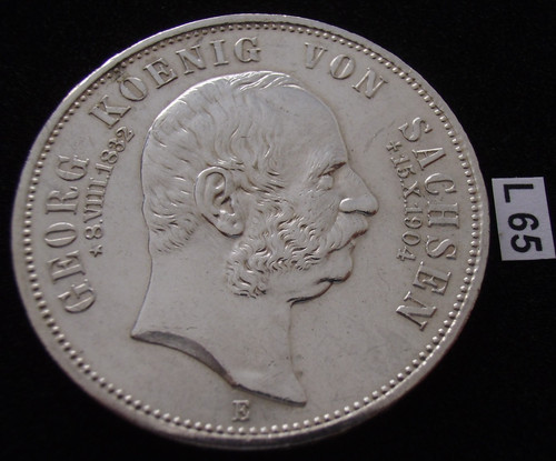 Sachsen mark 1904 georg - 5,