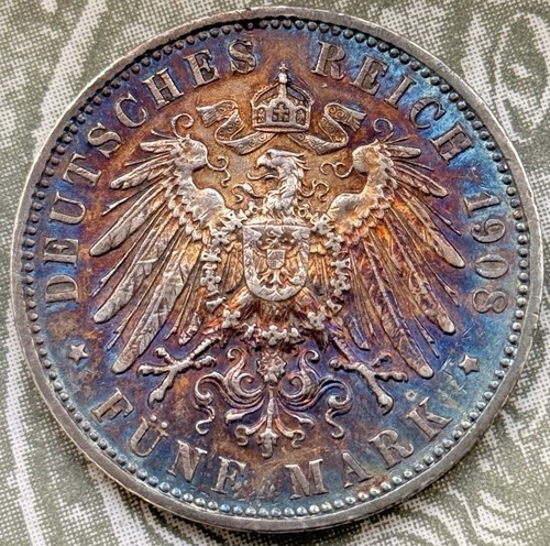 Sachsen mark 1908 e - 5,