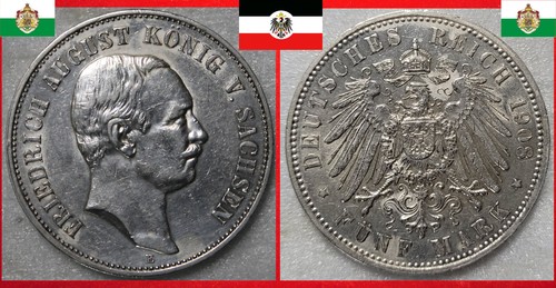 Deutsches reich mark - deutsches, 5