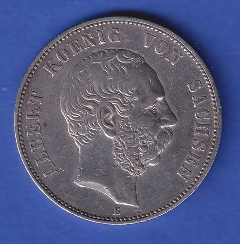 Sachsen silbermünze könig - sachsen,
