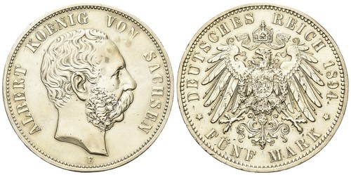 Sachsen albert 1873 - -, 1873-1902