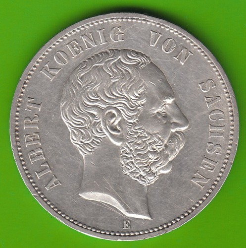 Münze silber sachsen mark - sachsen,