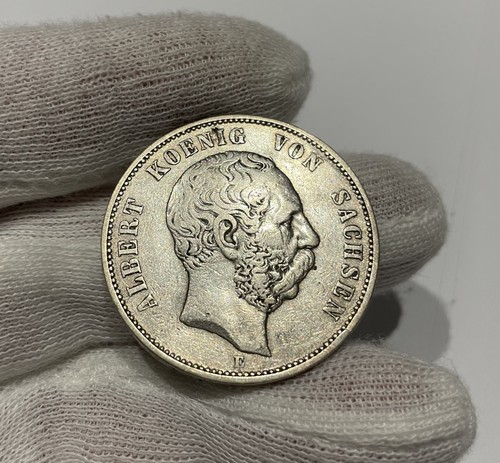 Sachsen mark 1876 albert - 1876, e
