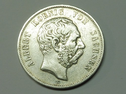 Sachsen mark 1894 - 5,-,