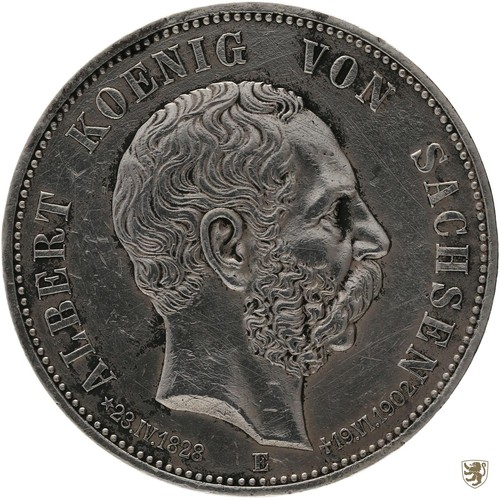 Sachsen mark 1902 albert - 5,