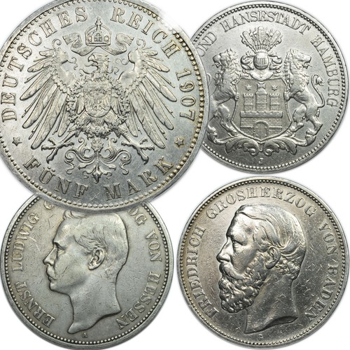 Deutsches kaiserreich mark - kaiserreich, 5