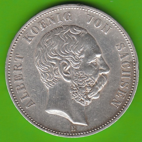 Münze silber sachsen mark - silber,