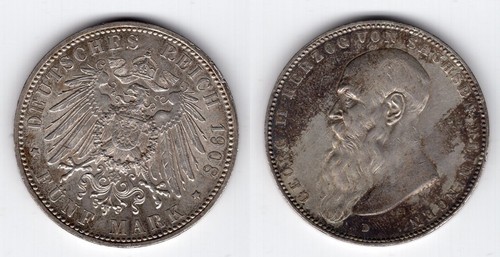 Sachsen meiningen 5 mark - ,