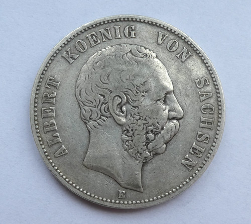 Mark sachsen 1876 könig - sachsen,,
