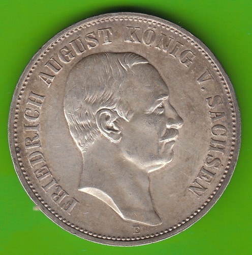 Münze silber sachsen - münze, 5